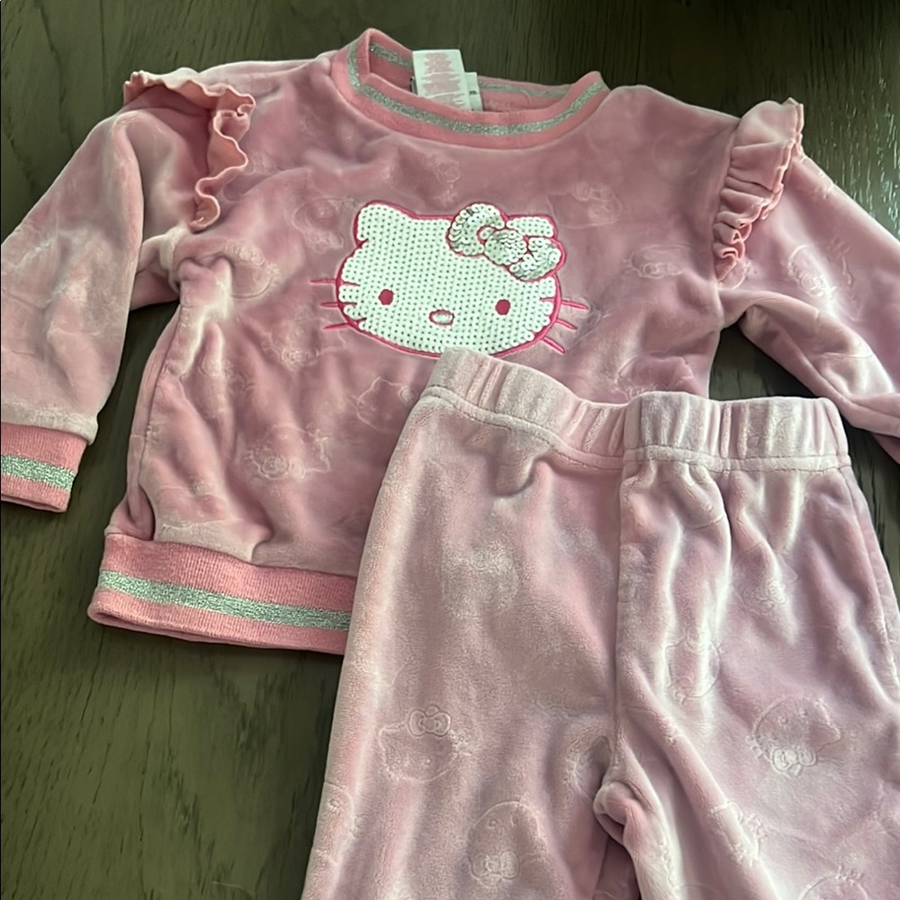 Hello Kitty Pink Set with Cute Design - Picture 1 of 3